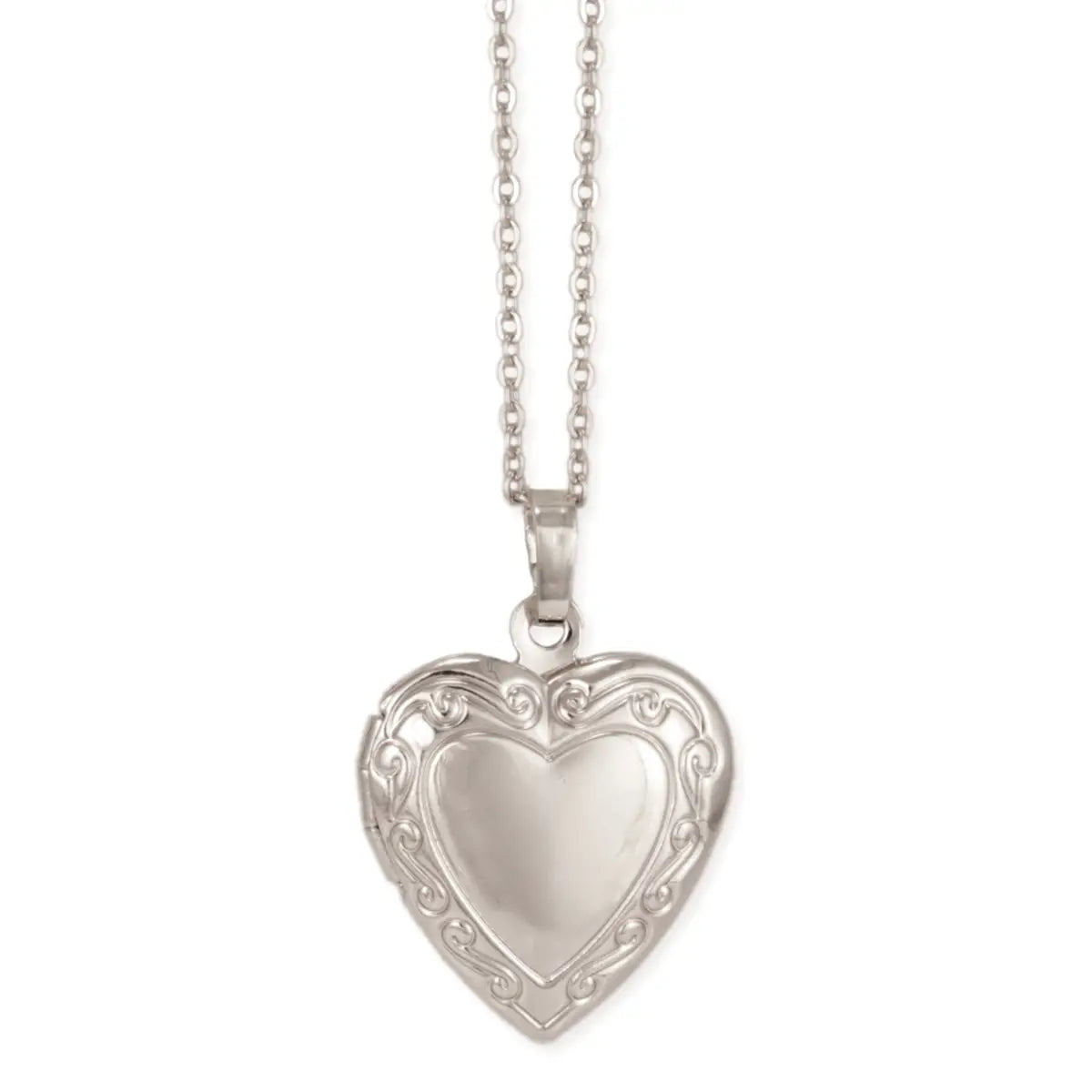 Customizable Heart Shaped Locket Necklace