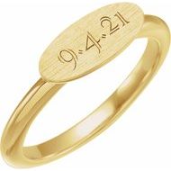 Oval Signet Ring