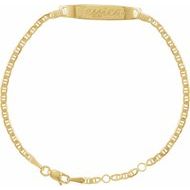 Adjustable Identification Anchor Bracelet