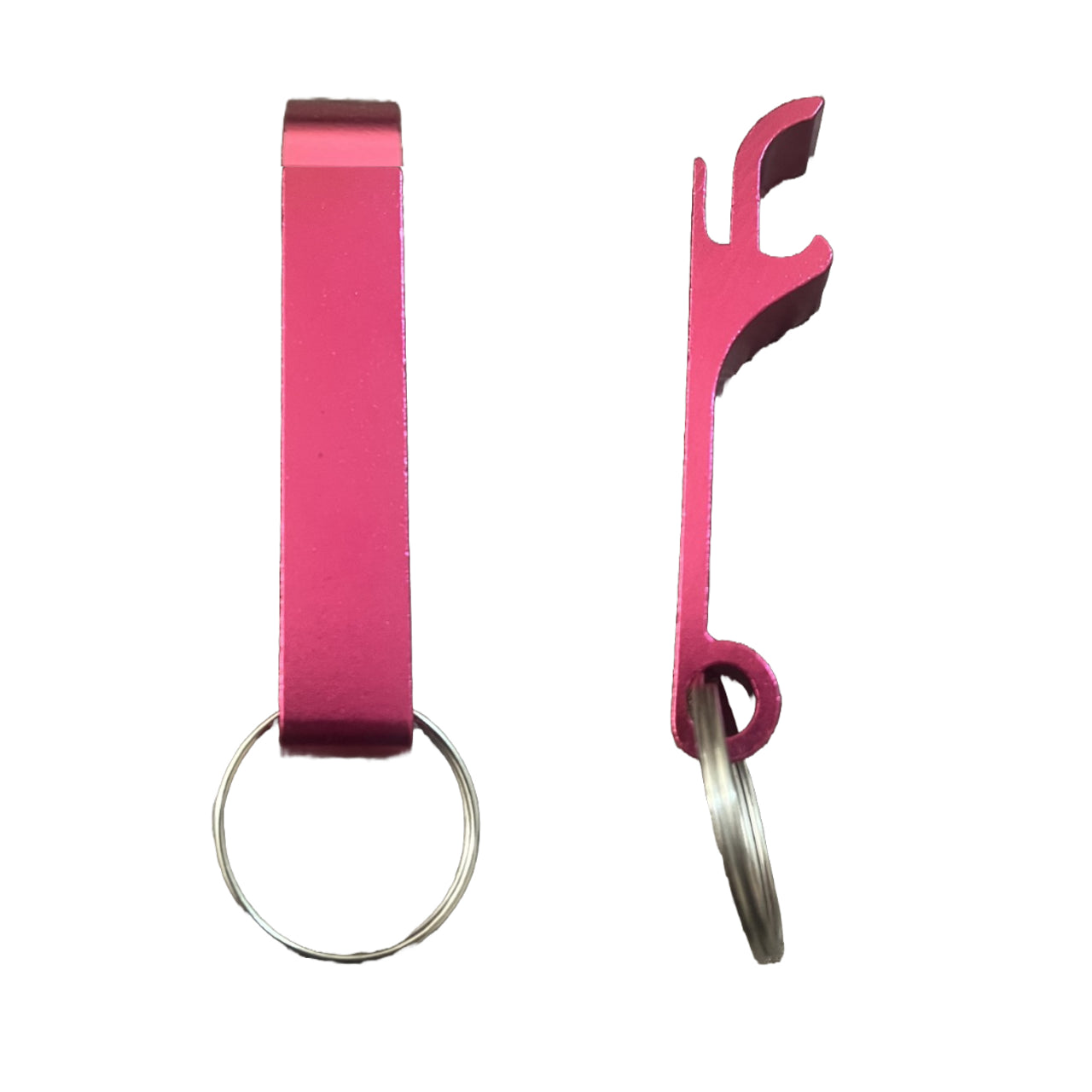 Customizable Metal Cap Opener Keychain