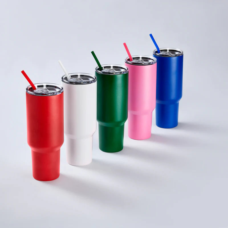 Customizable 40z Tumbler with Removable Handle