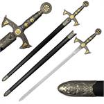 Medieval 12th Century Templar Knight Crusader Sword