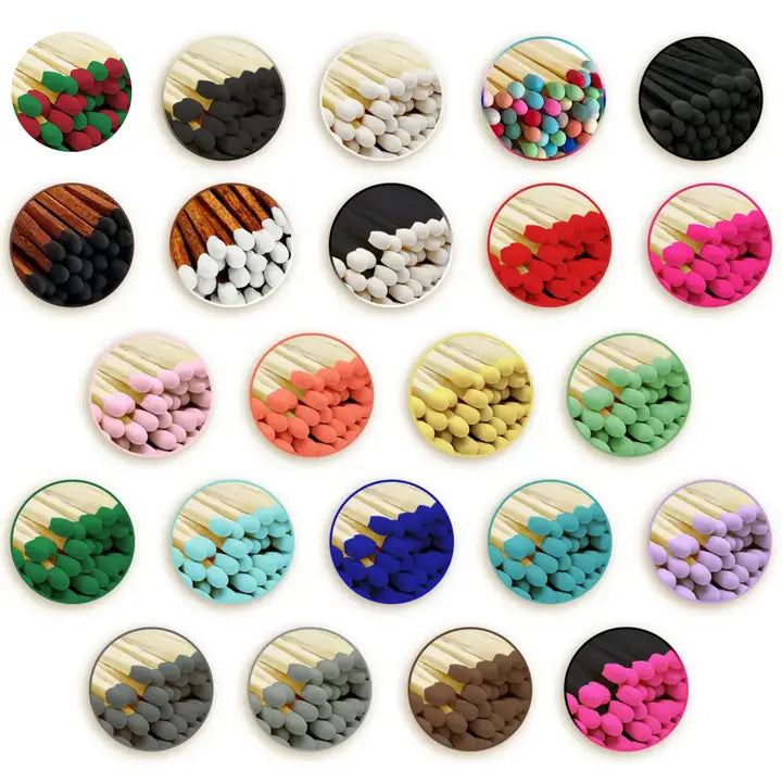 Custom Color 2" Matches with Mini Cloche and Striker Set