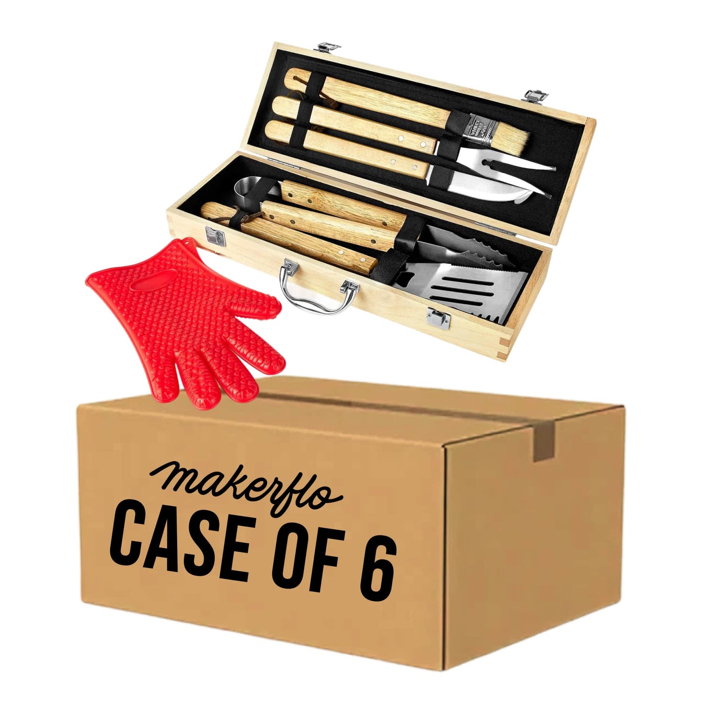 Customizable Bbq Grill Set With Case