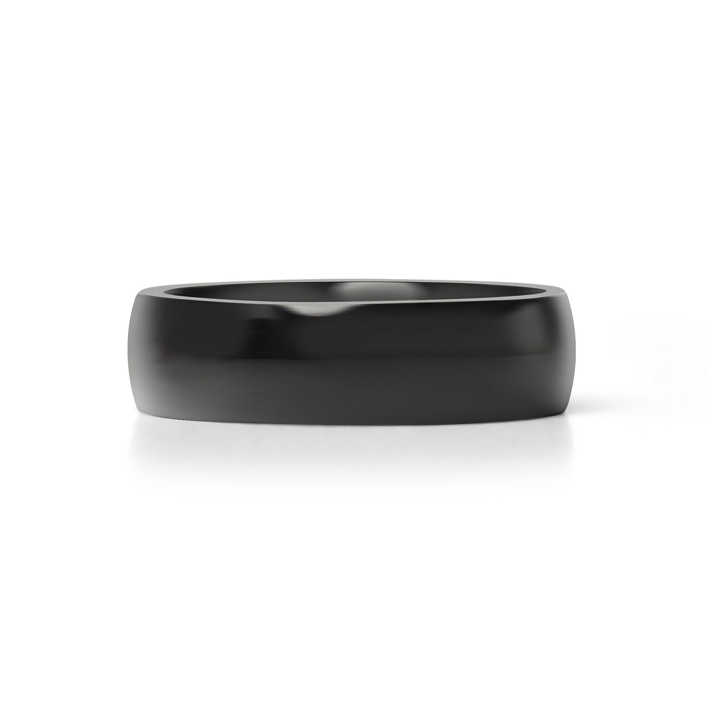 Black Stainless Steel Blank Ring / CFR7004