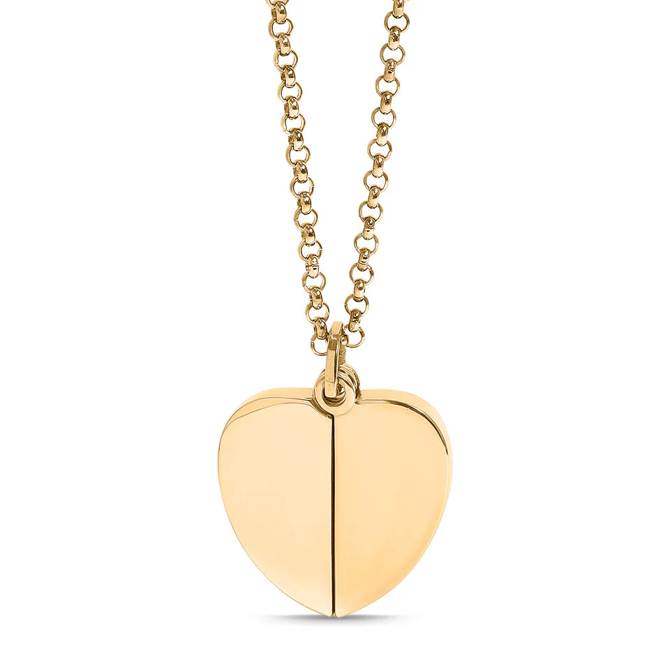 Personalizable Blank Heart Hidden Message Necklace