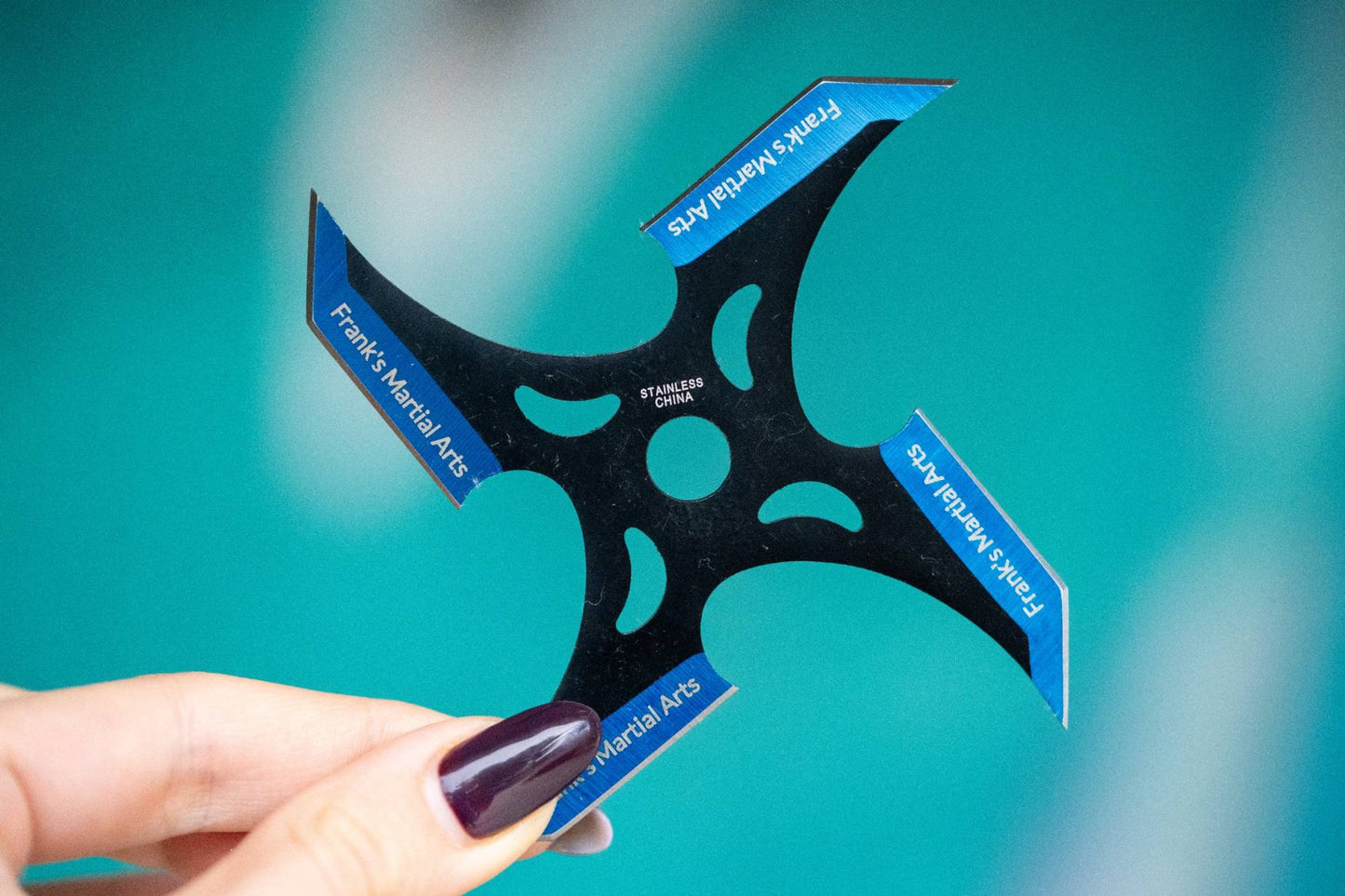 Customizable 4 Pc Set Four Point Display Ninja Stars