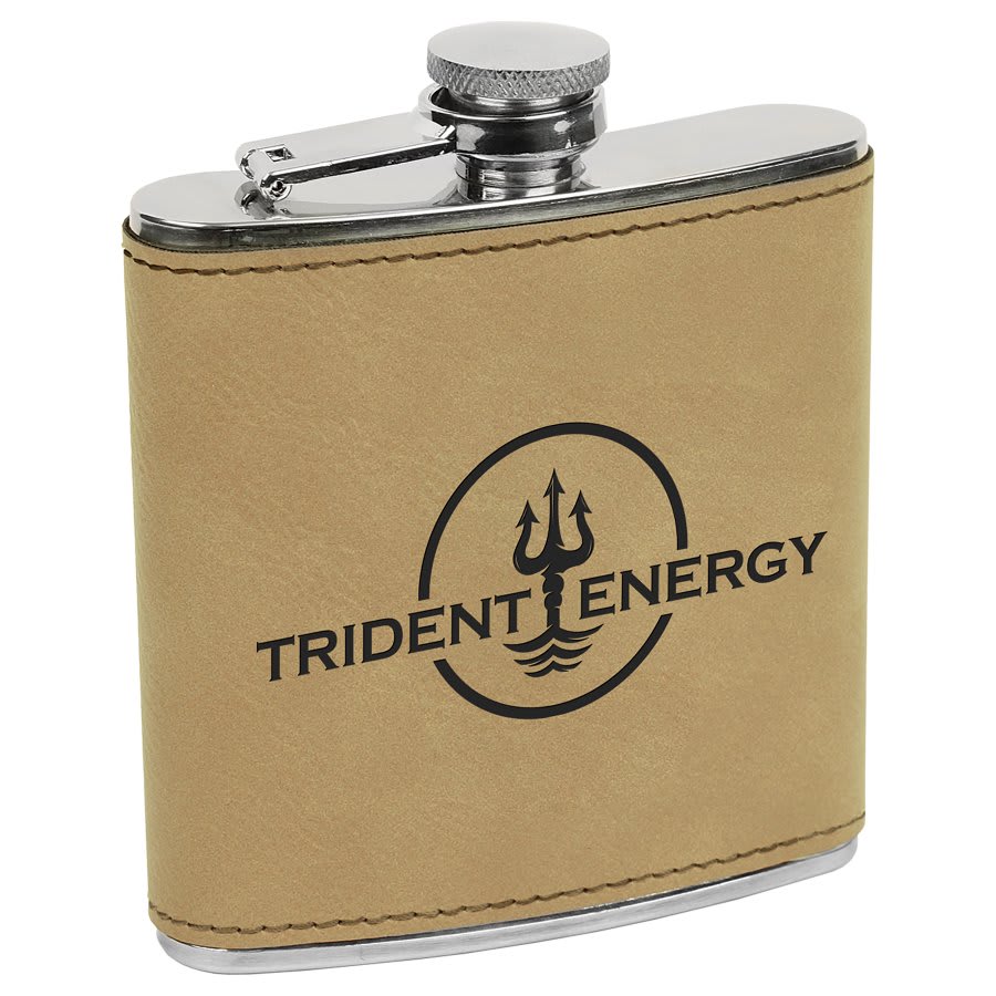 Customized Leatherette Stainless Steel Flask