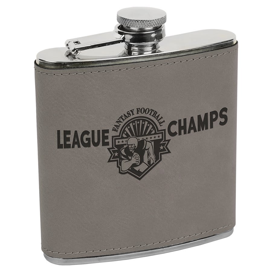 Customized Leatherette Stainless Steel Flask