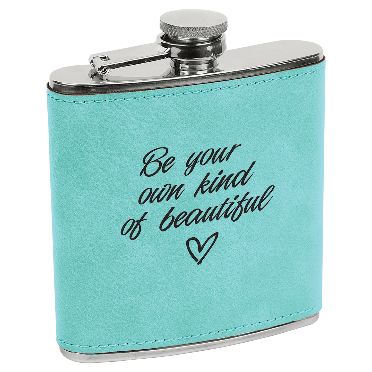 Customized Leatherette Stainless Steel Flask