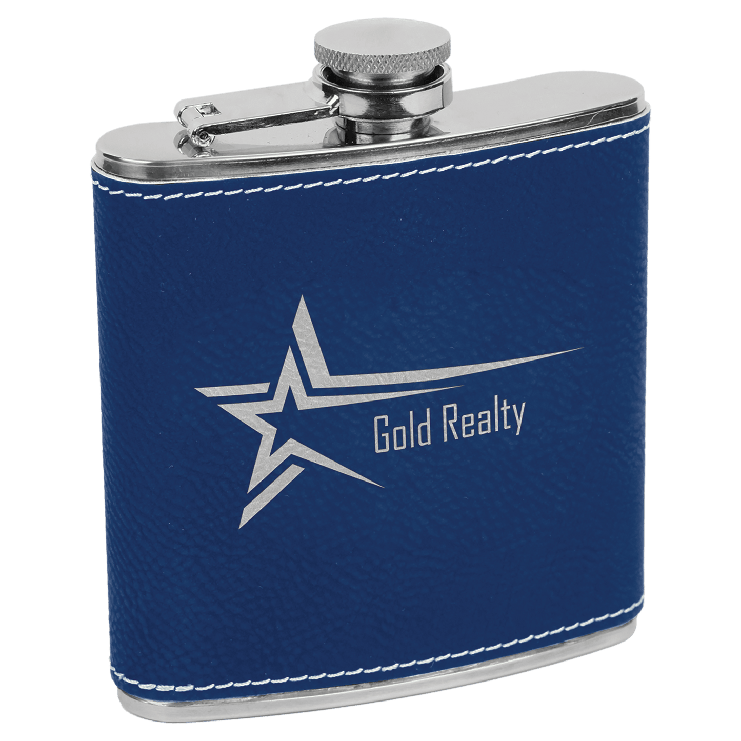 Customized Leatherette Stainless Steel Flask