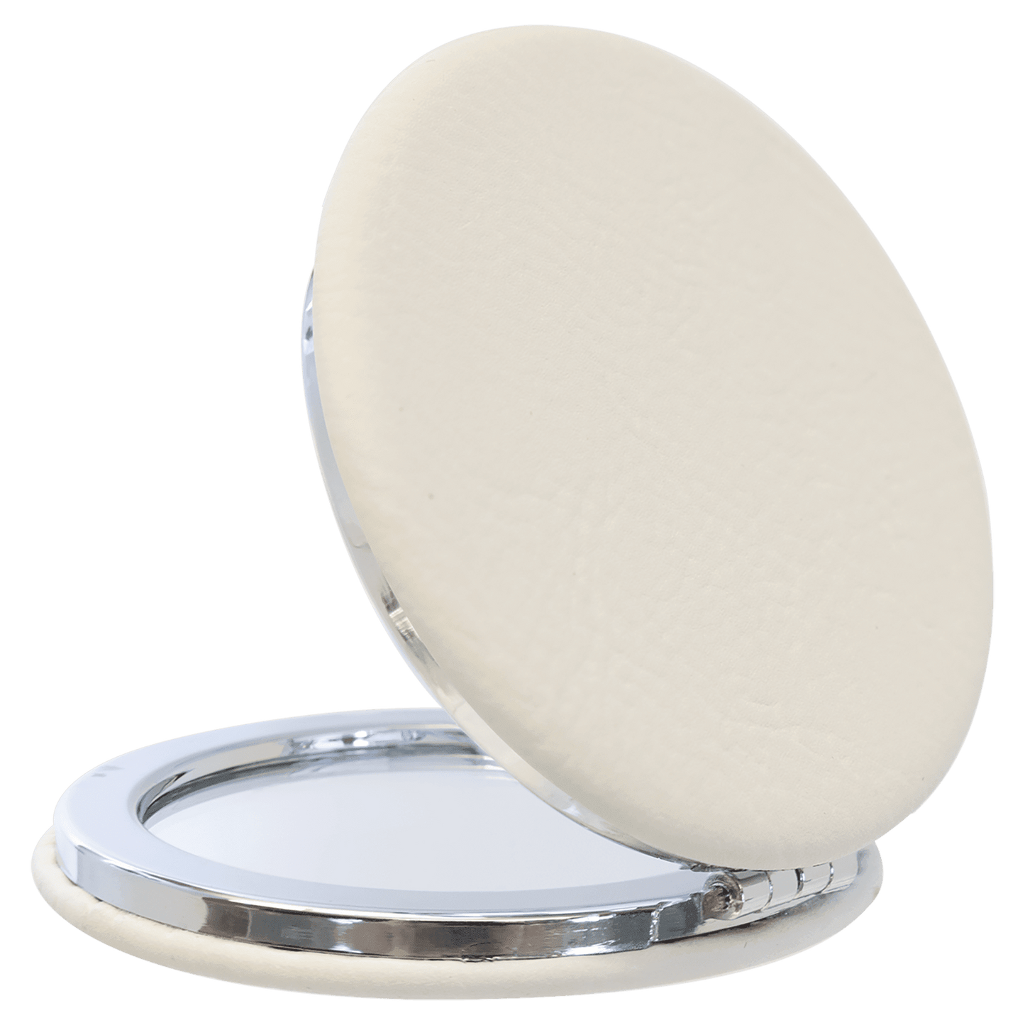 Personalizable Leatherette Compact Mirror
