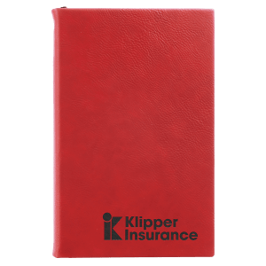 Custom 5¼" × 8¼" Leatherette Journals