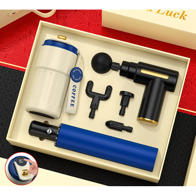 Custom Logo Business Gift Sets Mothers Day Gifts with Hair Dryer Set Coffee Cup Umbrella Christmas Gift Set for Men and Women