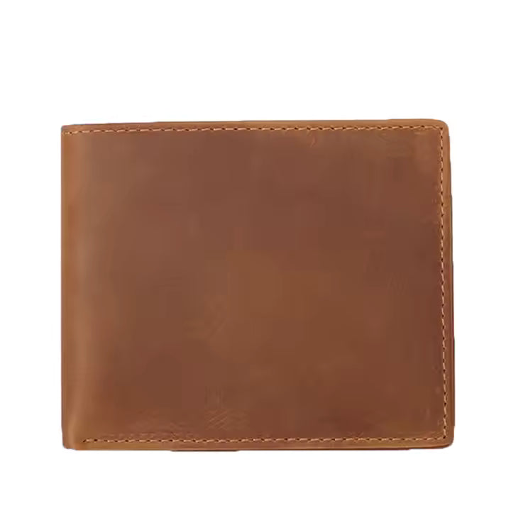 Custom Engraved Leather Wallet – Personalized Gift for Son from Mom – Ideal Christmas Present for Him