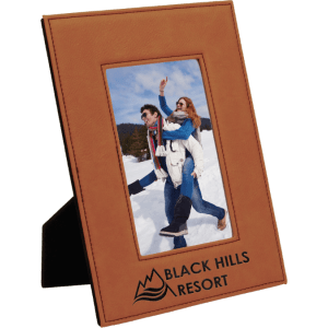 Custom Engraved Leatherette 4×6 Photo Frames
