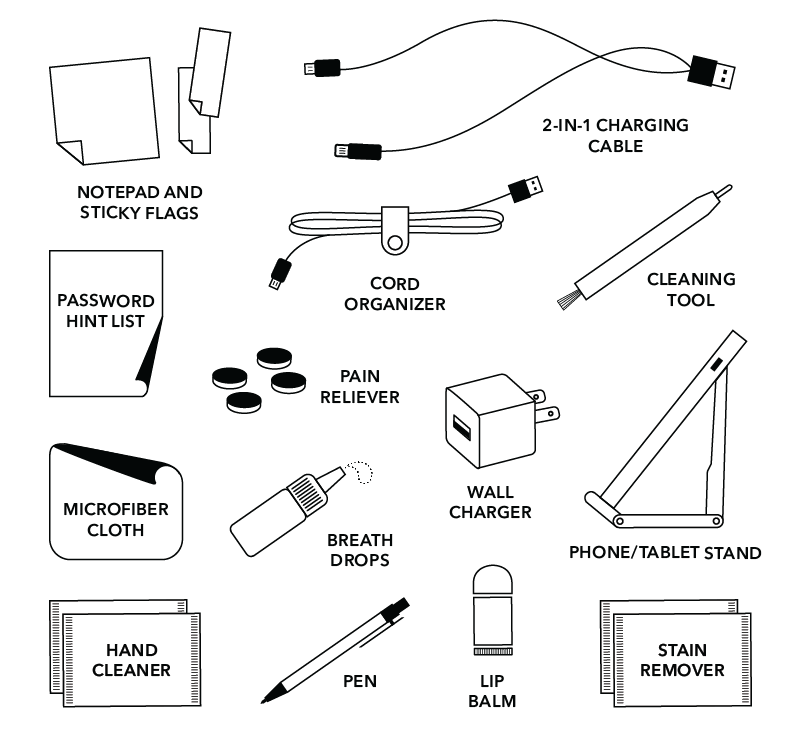 Work from Anywhere Kit | Cognac