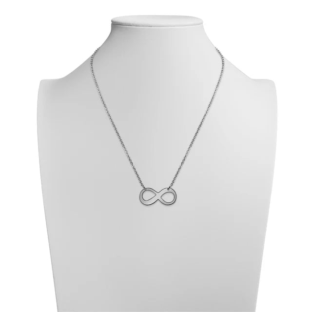 Personalizable Stainless Steel Blank Infinity Necklace