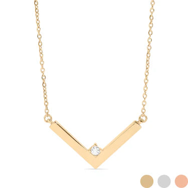 Customizable V-Shaped Necklace