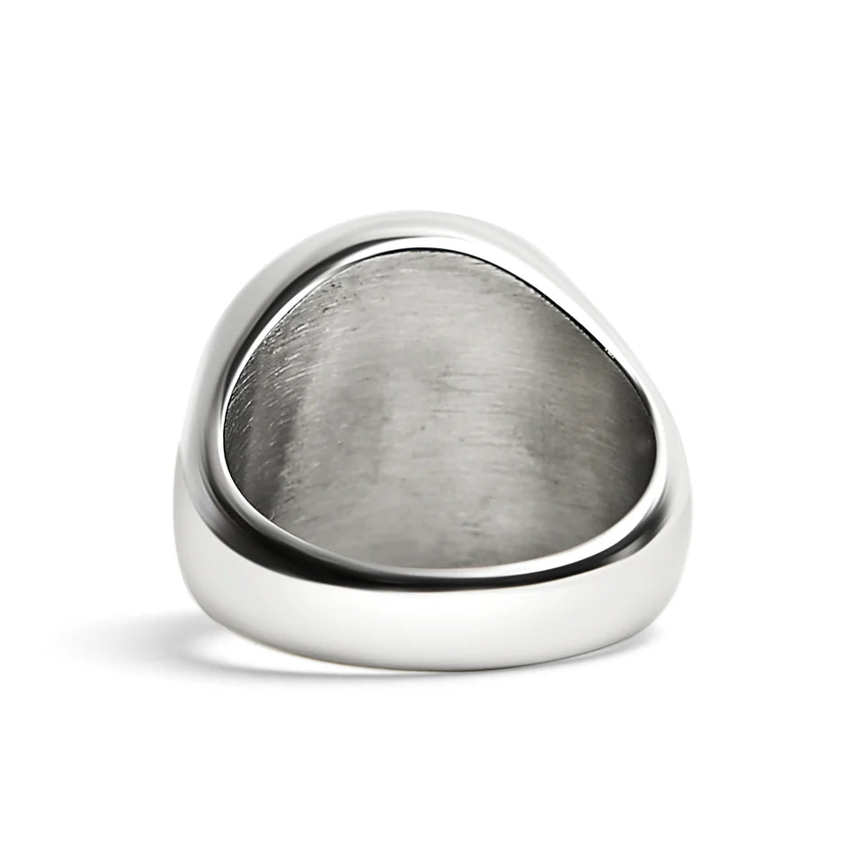 Personalizable Stainless Steel Signet Ring