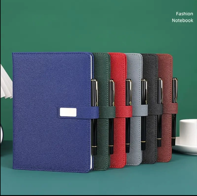Personalized A5 Fantasy-Themed Notepad Gift Set – Engraved Logo, Signature Pen & Refills – Perfect Corporate Gift for Professionals