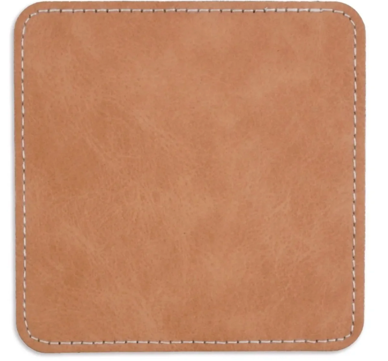 Customizable Square Coaster Vegan Leather