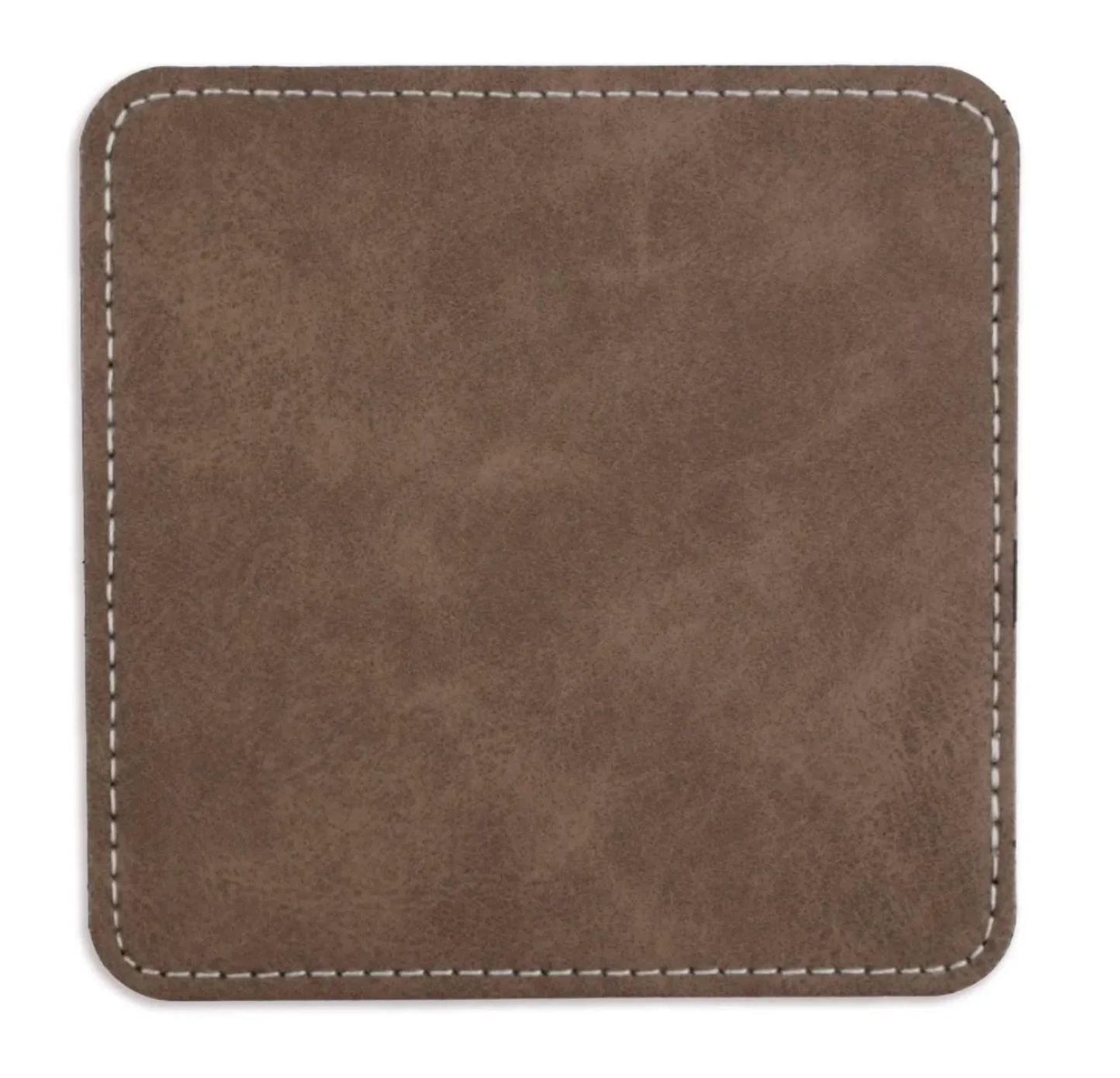 Customizable Square Coaster Vegan Leather