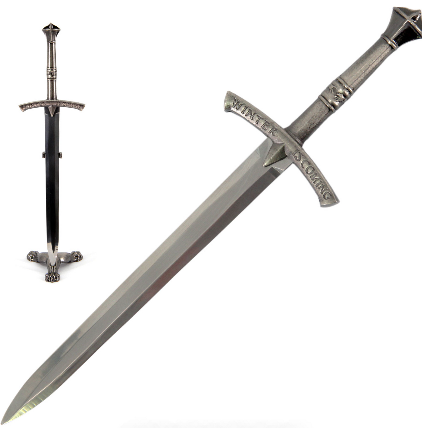 Personalizable Movie Replica Sword Letter Opener Knife with Stand