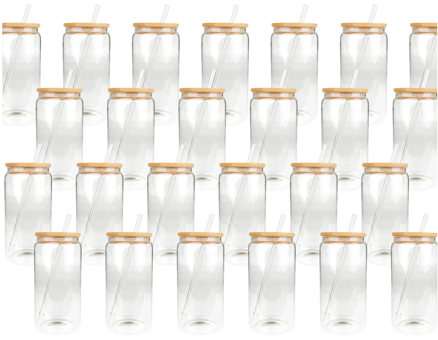 Customizable Clear Single Wall Can 16 oz