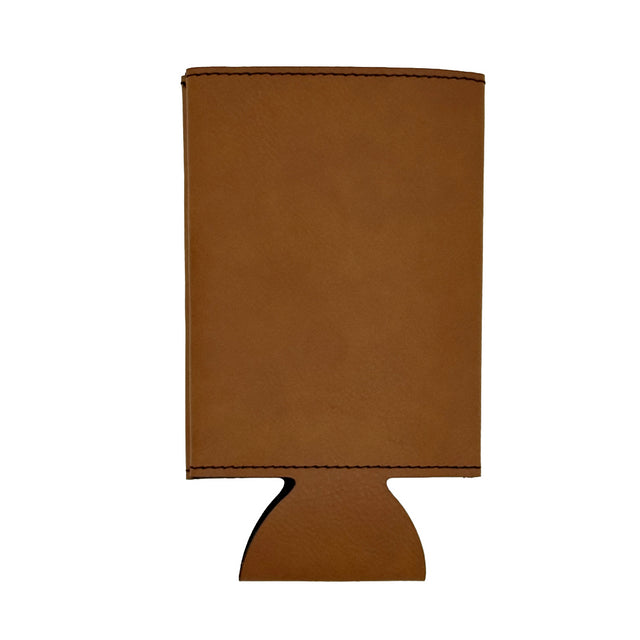Customizable 12oz Leatherette Slim Beverage Holder