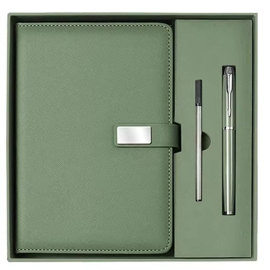 Wholesale Promotional Luxury Gift Items – A5 Leather Journal Customized Business Office Diary Corporate Gift Set With Pen