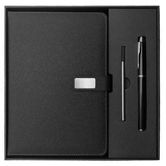 Wholesale Promotional Luxury Gift Items – A5 Leather Journal Customized Business Office Diary Corporate Gift Set With Pen
