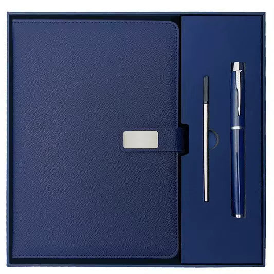 Wholesale Promotional Luxury Gift Items – A5 Leather Journal Customized Business Office Diary Corporate Gift Set With Pen