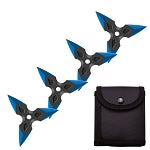 4 Pc Three-Pointed Triangle Throwing Ninja Stars Shuriken
