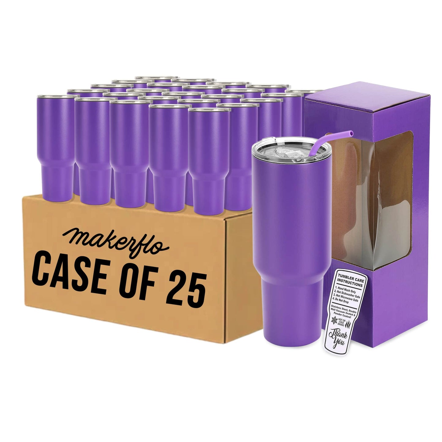 Laser Engraved Customizable 40oz Tumbler