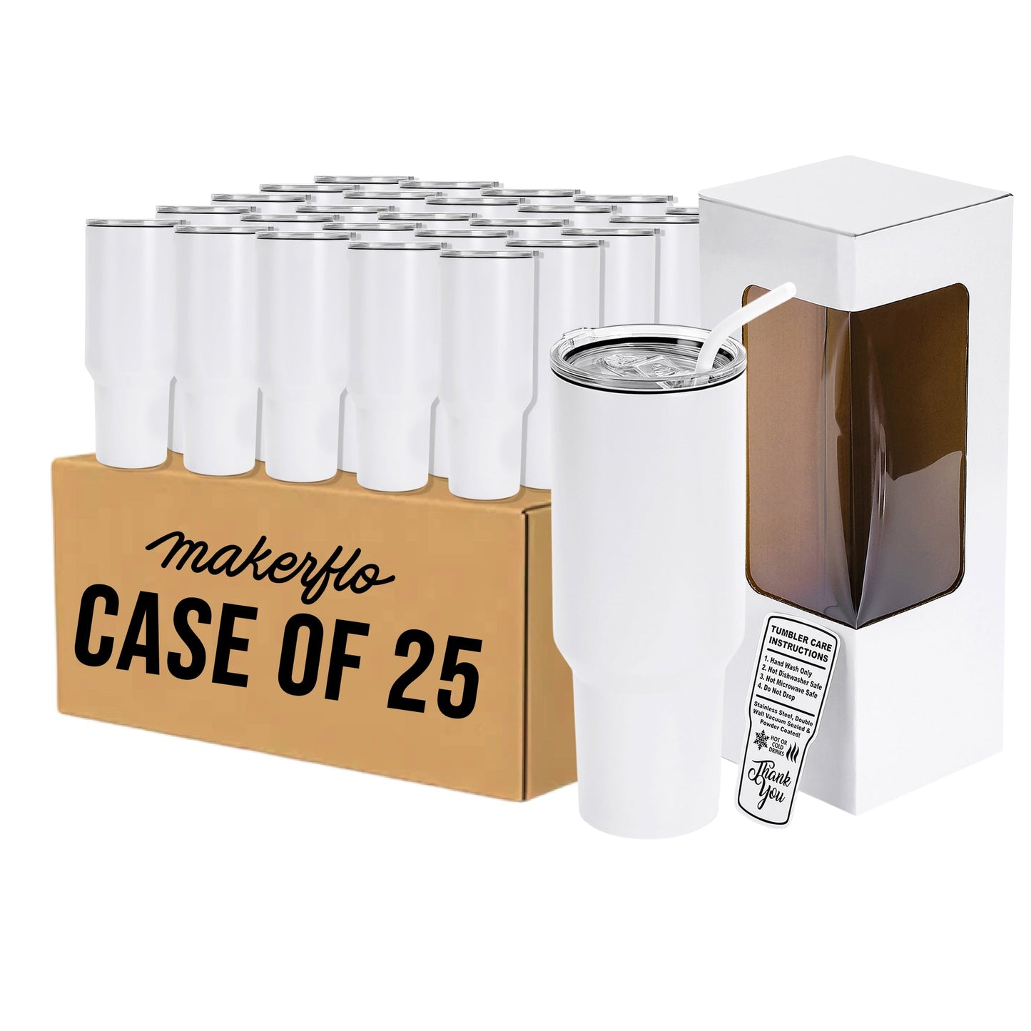 Laser Engraved Customizable 40oz Tumbler