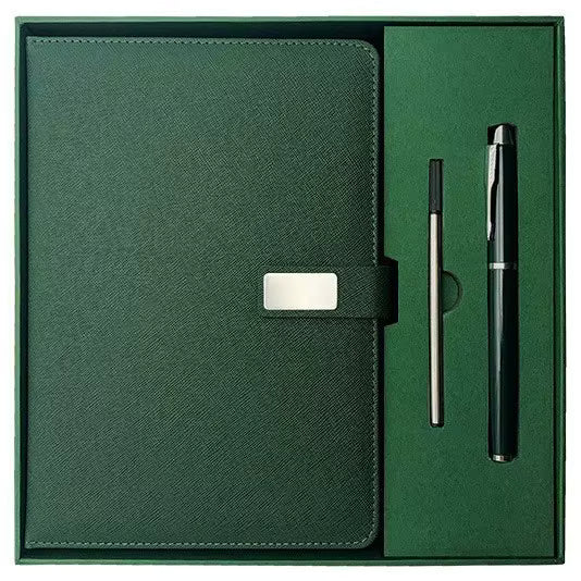 Wholesale Promotional Luxury Gift Items – A5 Leather Journal Customized Business Office Diary Corporate Gift Set With Pen