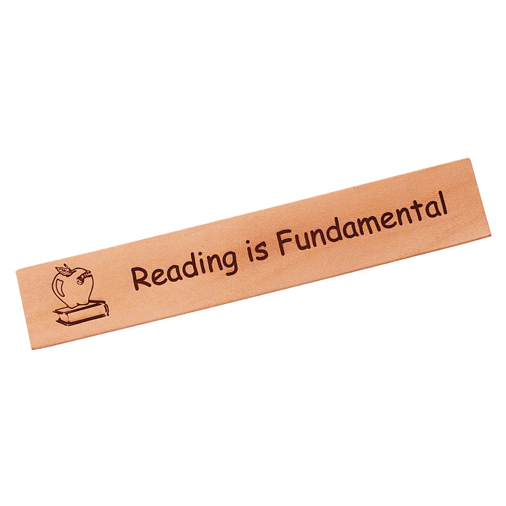 Customizable Leather Bookmark