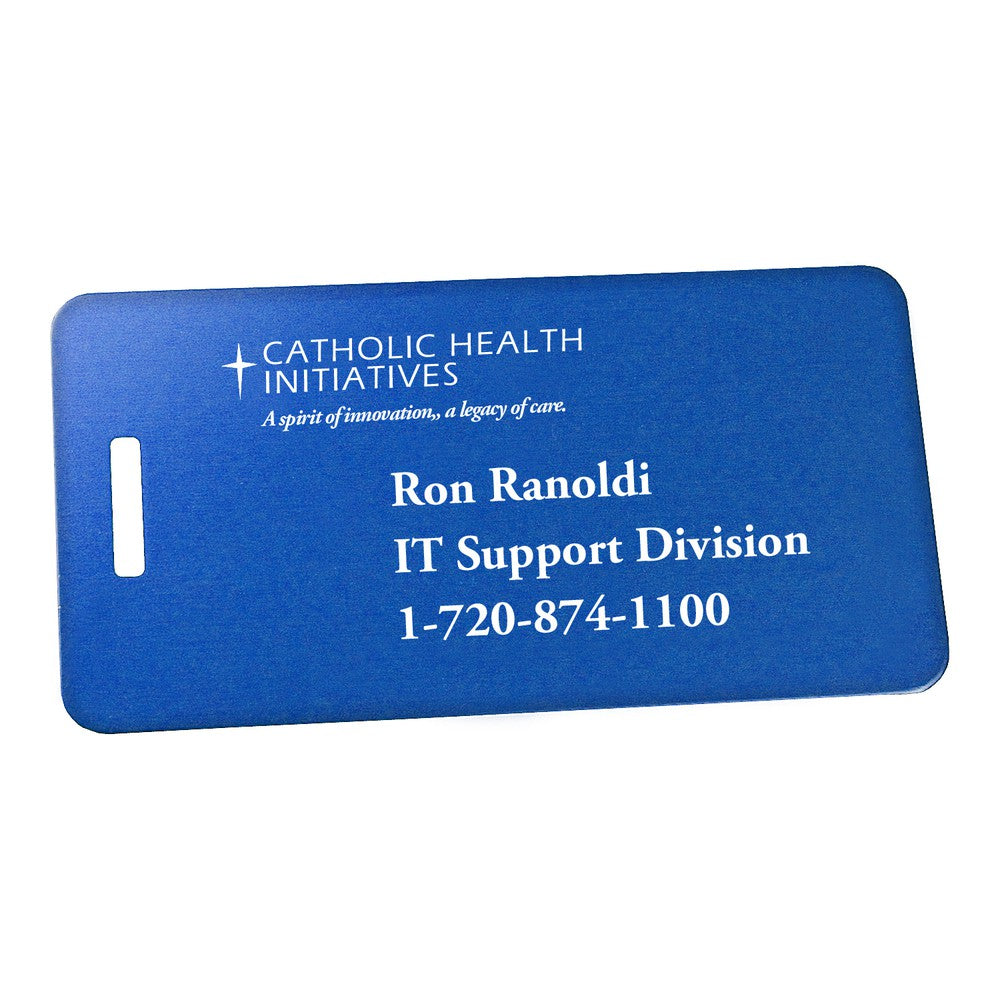 Customizable Anodized Luggage Tag