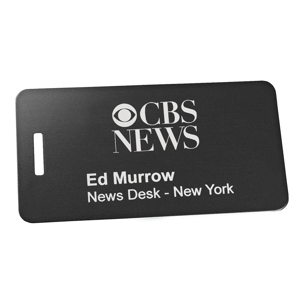 Customizable Anodized Luggage Tag