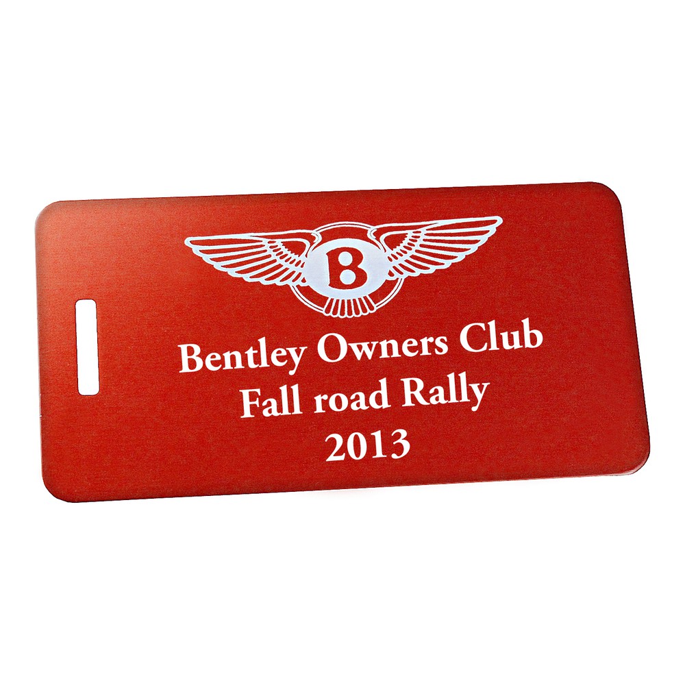 Customizable Anodized Luggage Tag