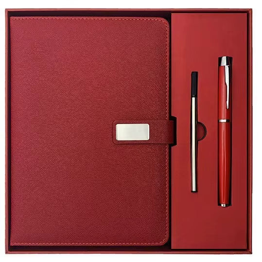 Wholesale Promotional Luxury Gift Items – A5 Leather Journal Customized Business Office Diary Corporate Gift Set With Pen