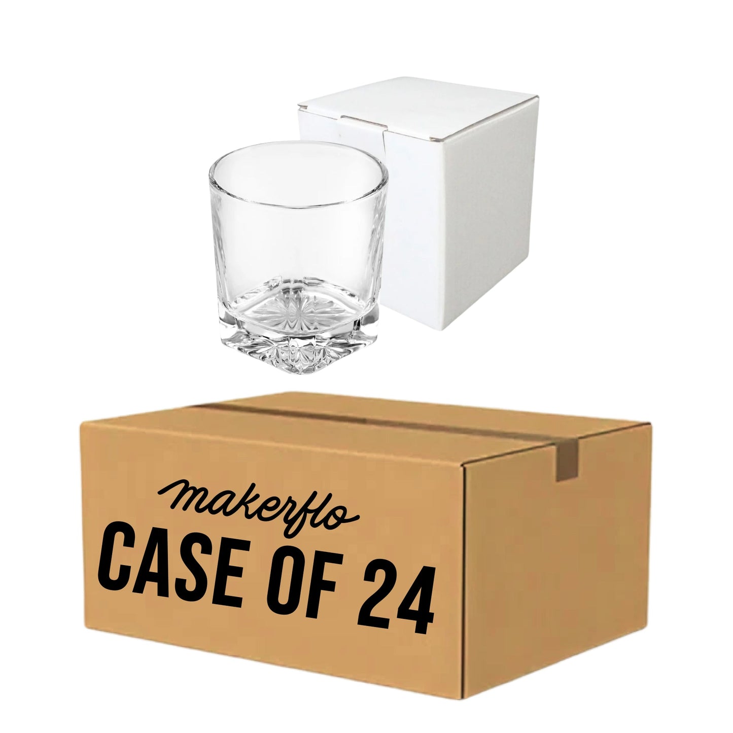 Customizable Whiskey Rocks Glasses