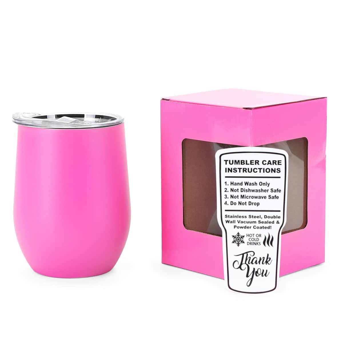 Personalizable 12oz Wine Tumbler