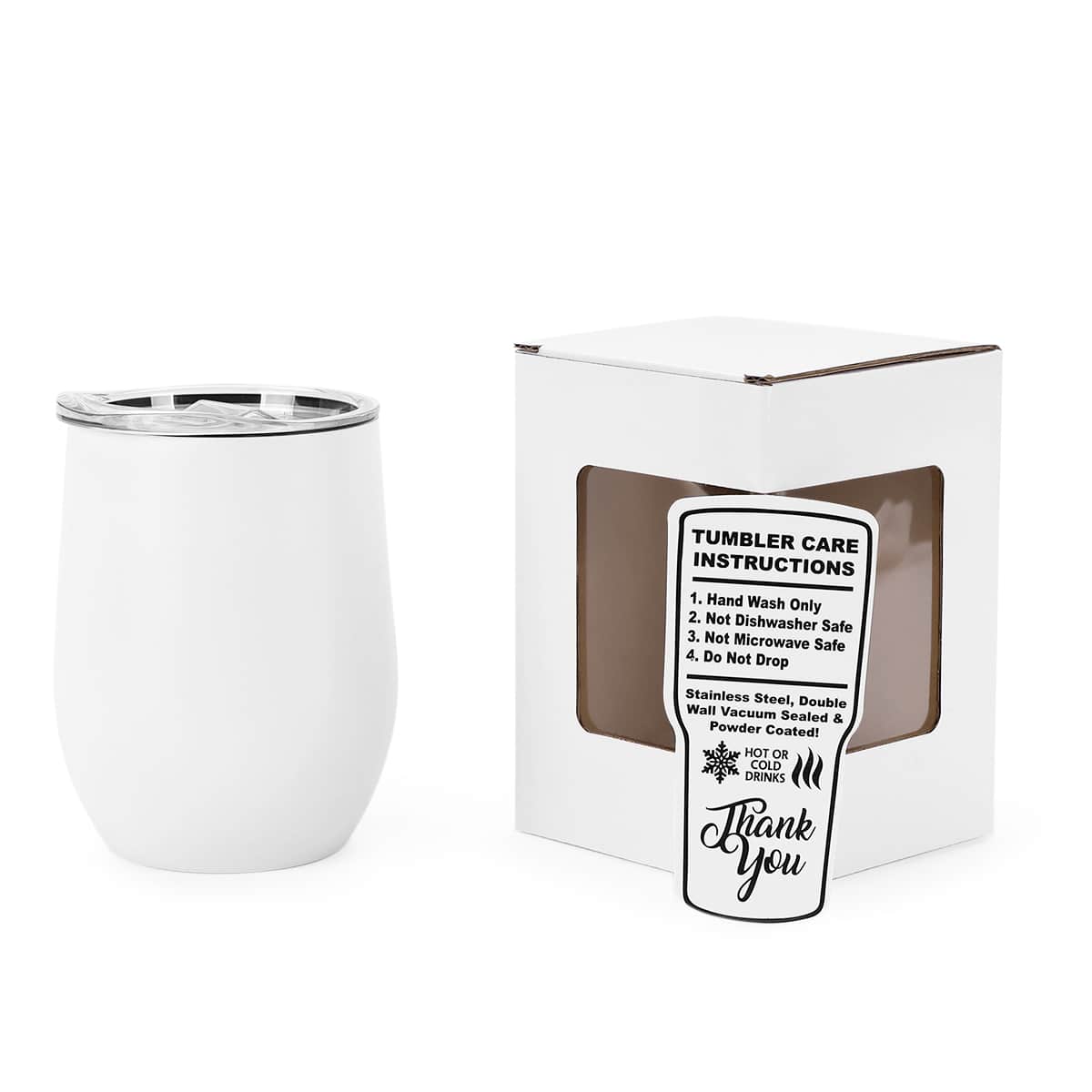 Personalizable 12oz Wine Tumbler