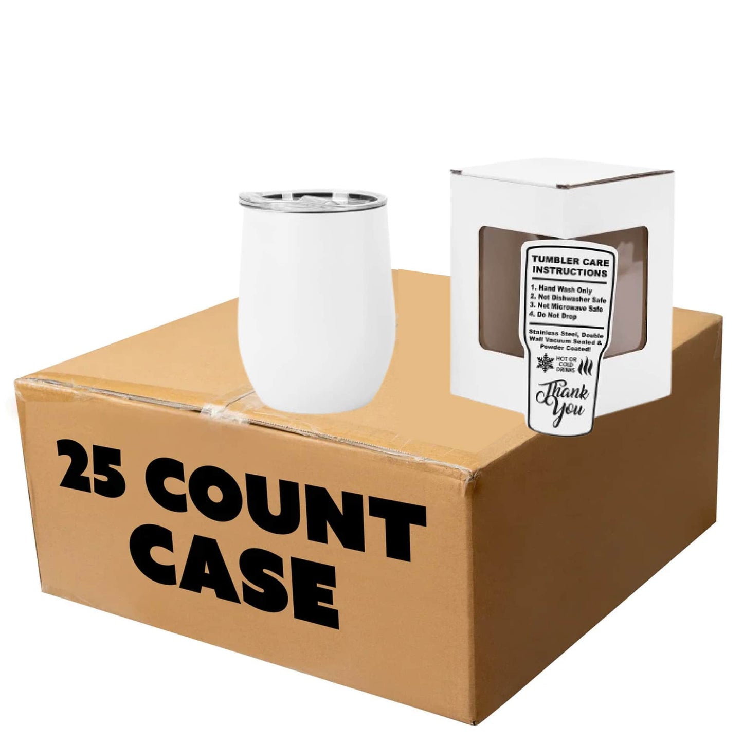 Personalizable 12oz Wine Tumbler