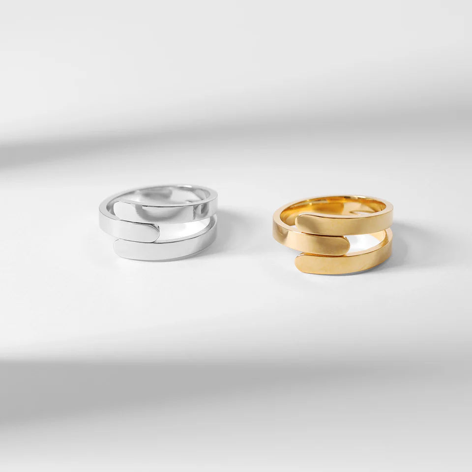 Customizable Blank 3 Name Wrap Ring