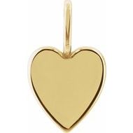 Custom Message Heart Charm/Pendant