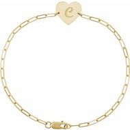 Engravable Heart Bracelet