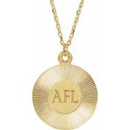 Engravable Necklace or Pendant